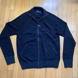 Mens Polo Ralph Lauren Merino Wool Long Sleeve Sweater Black Size M
